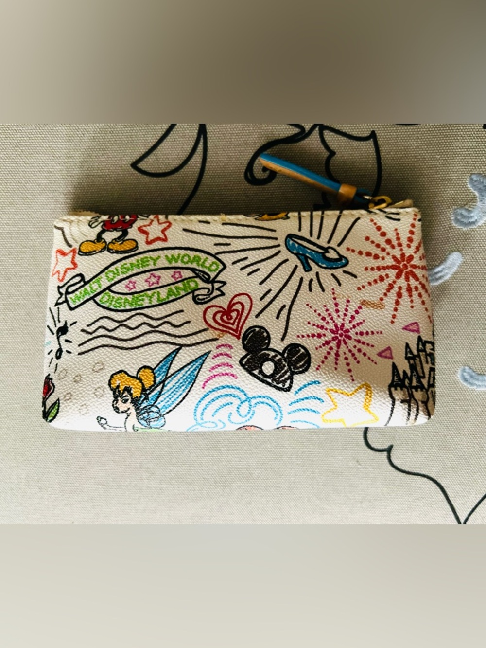 Dooney & Burke Disney Parks Sketch Cosmetic Bag - Picture 2 of 11
